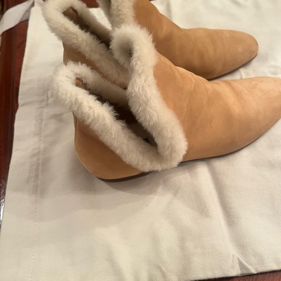 The Row Tan Shearling Winter Boots - Picture 2 of 4